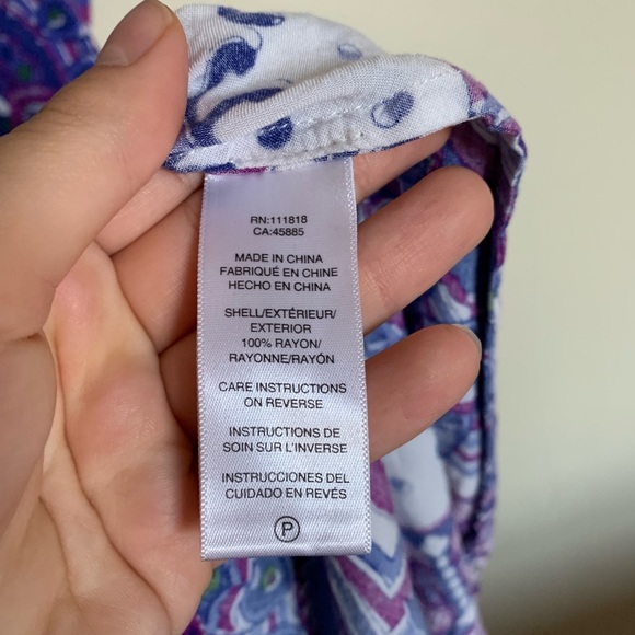 Michael Michael Kors Purple Paisley Kimono Maxi - Picture 7 of 8